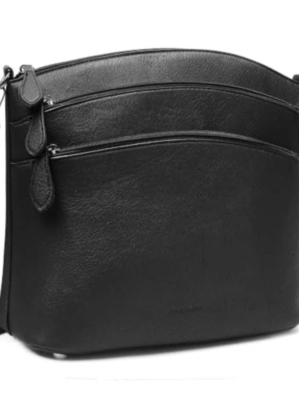 PU Leather Crossbody Bag Medium Multi-Pocket Purse Adjustable Strap